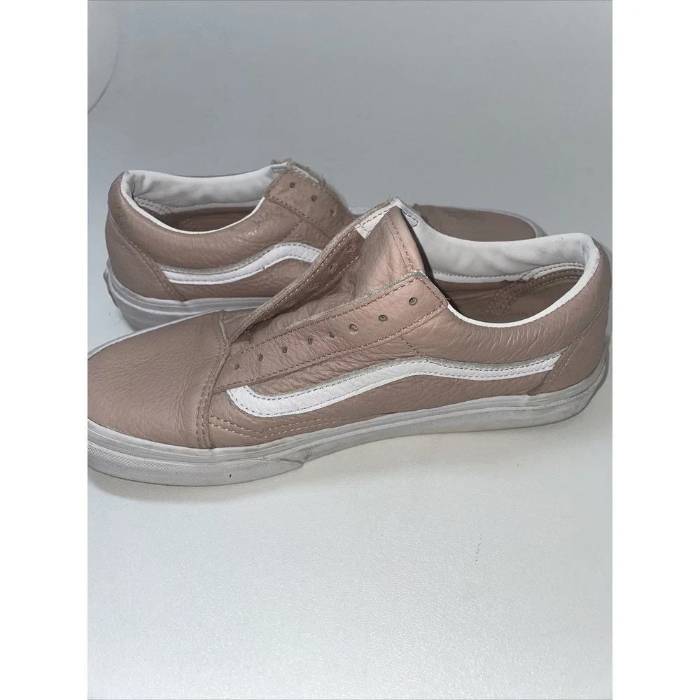 Vans‎ Off The Wall Women's Sneakers Size 9 Pink leather